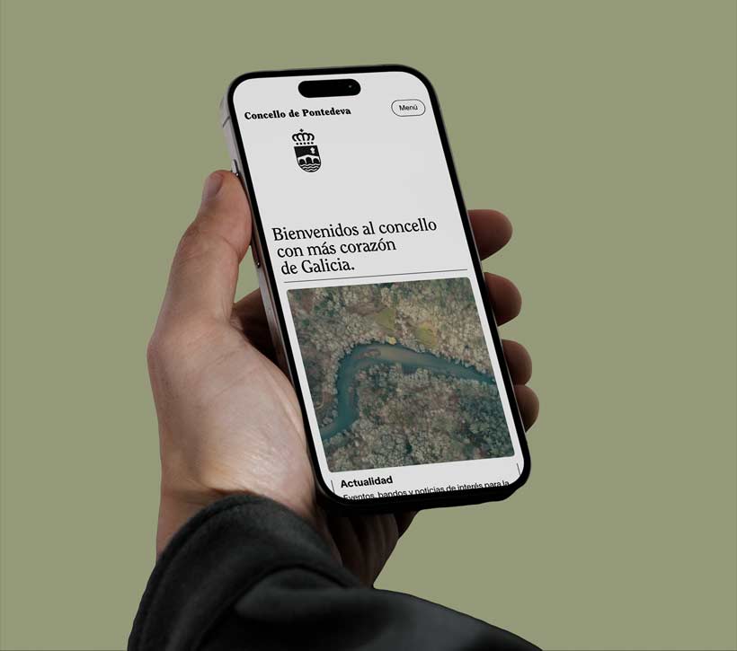 Diseño y desarrollo web del Concello de Pontedeva (Ourense)
